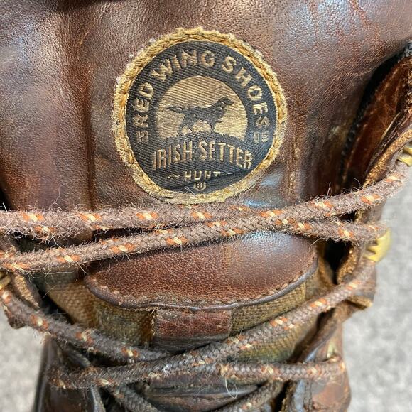Red Wing Boots Irish Setter Hunt Brown Leather Boots Mens 12 D Workwear Kilt
